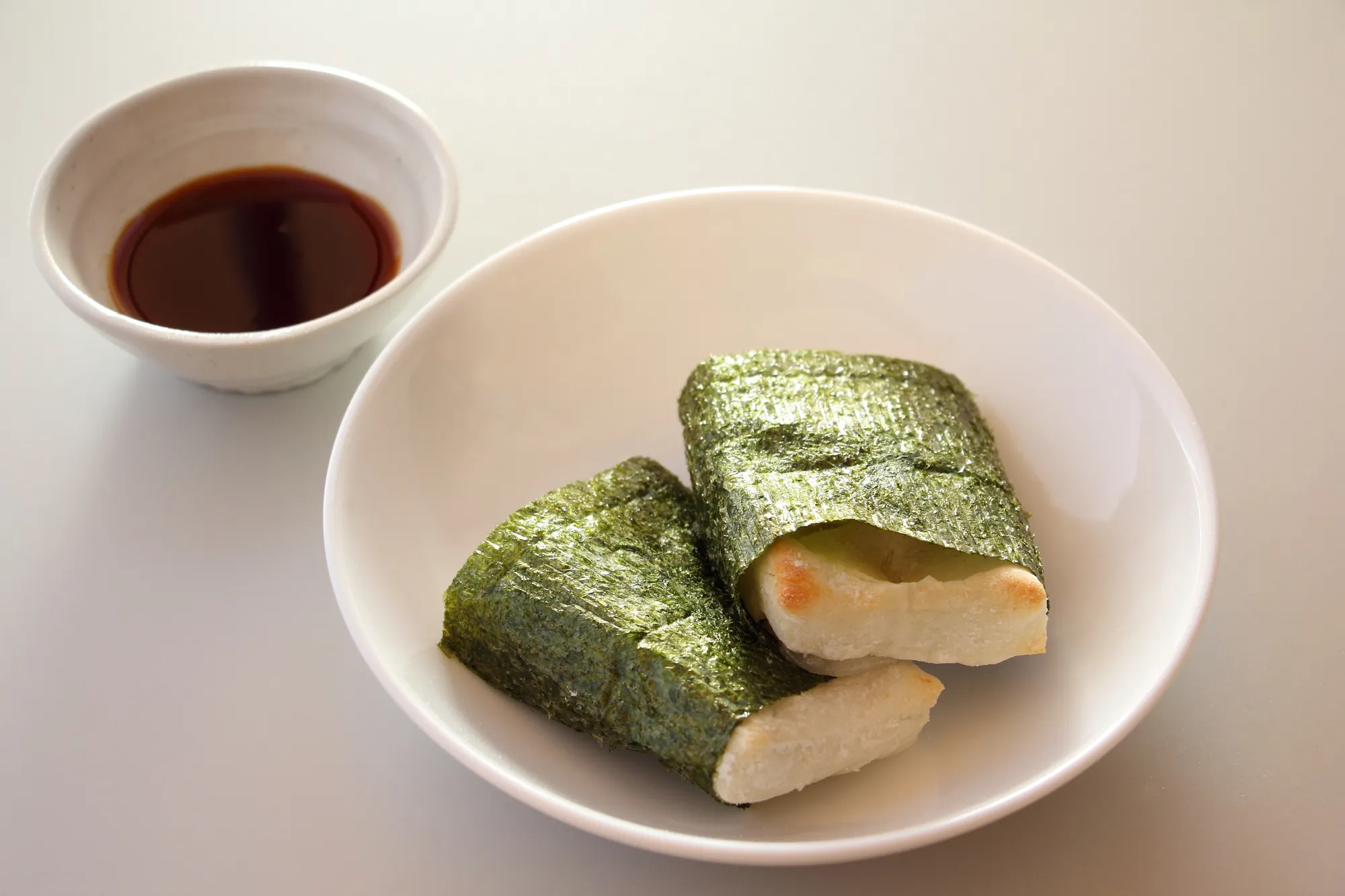 低たんぱくのお餅（3）磯辺巻き