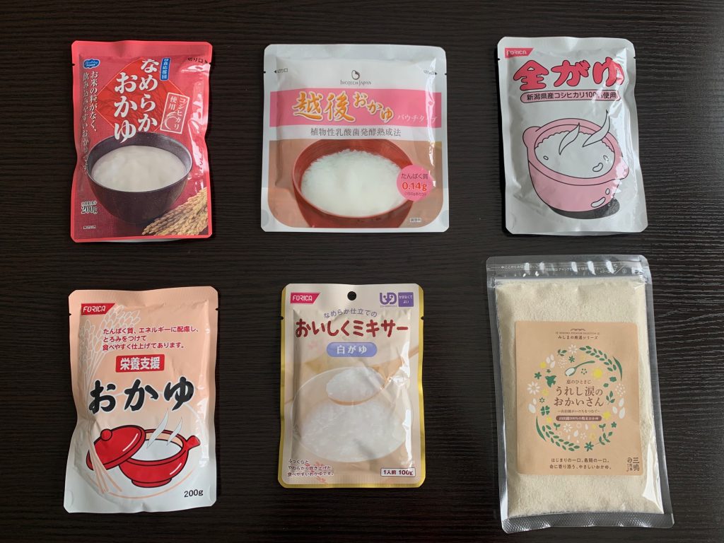 ビースタイルの人気お粥6種パッケージ写真