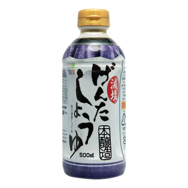 減塩げんたしょうゆ　500ml