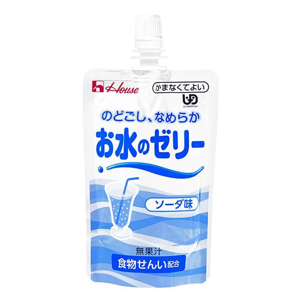 お水のゼリー　激安正規　120g　ソーダ味　介護用品