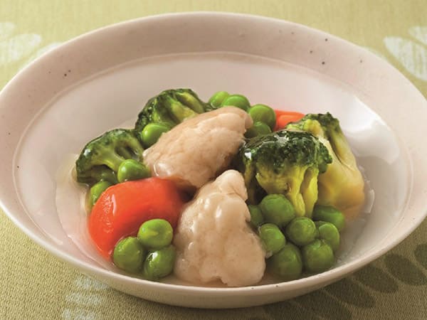 冷凍おかず】あいーと 彩り野菜のコンソメ煮 89g-ビースタイル-介護食-やわらか食-ソフト食-通販