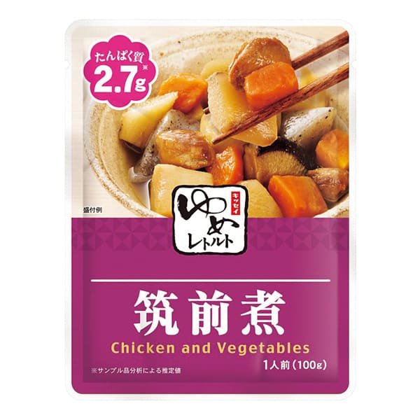 ゆめレトルト 筑前煮100ｇ-低たんぱくおかず-ビースタイル本店