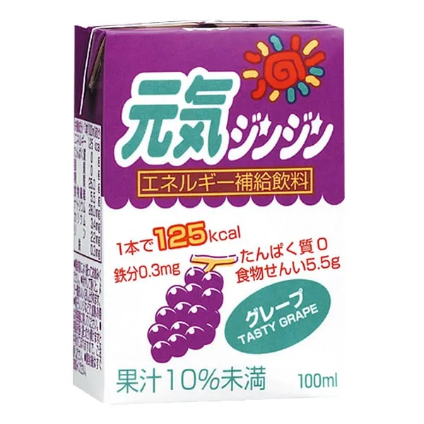 元気ジンジン グレープ 100ml×18本