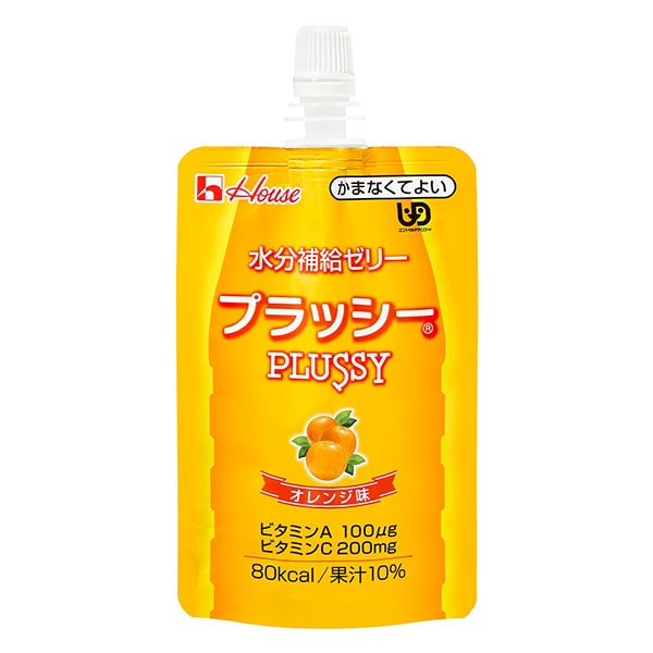 水分補給ゼリー プラッシーオレンジ味