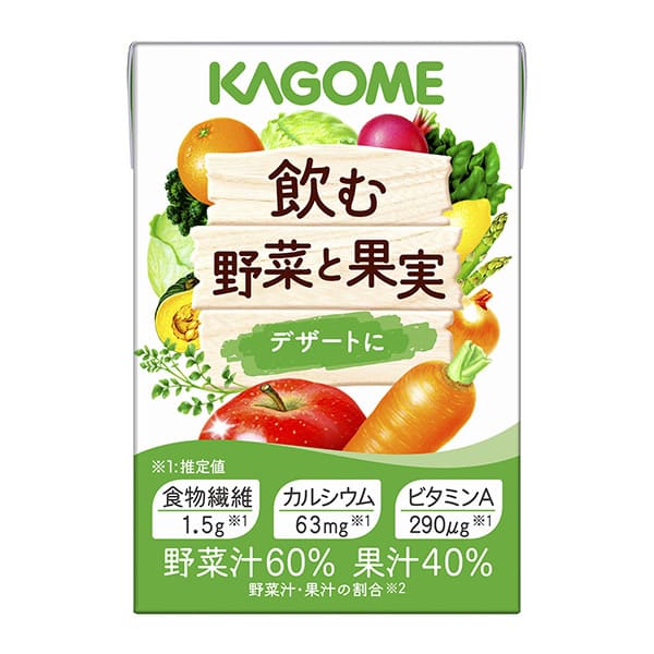 カゴメ飲む野菜と果実　デザートに　100ml