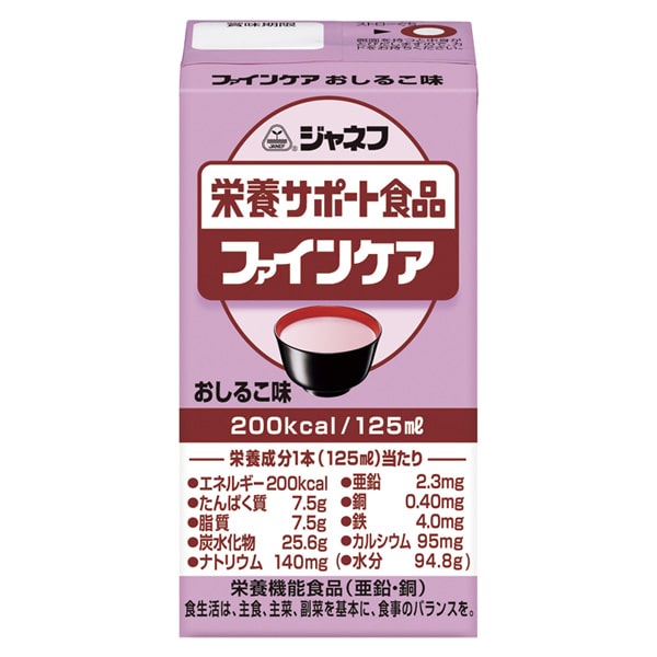 ファインケア おしるこ味 125ml×12本