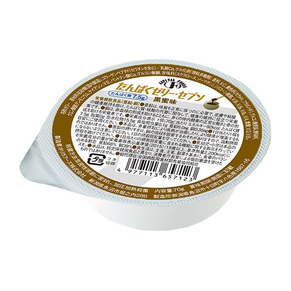 たんぱくゼリー・セブン　黒蜜味　70g