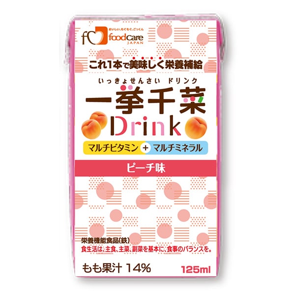 一挙千菜 ピーチ味 125ml×18