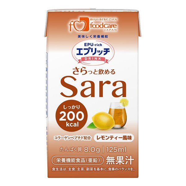 エプリッチドリンクSara レモンティー風味 125ml-栄養補助食品の