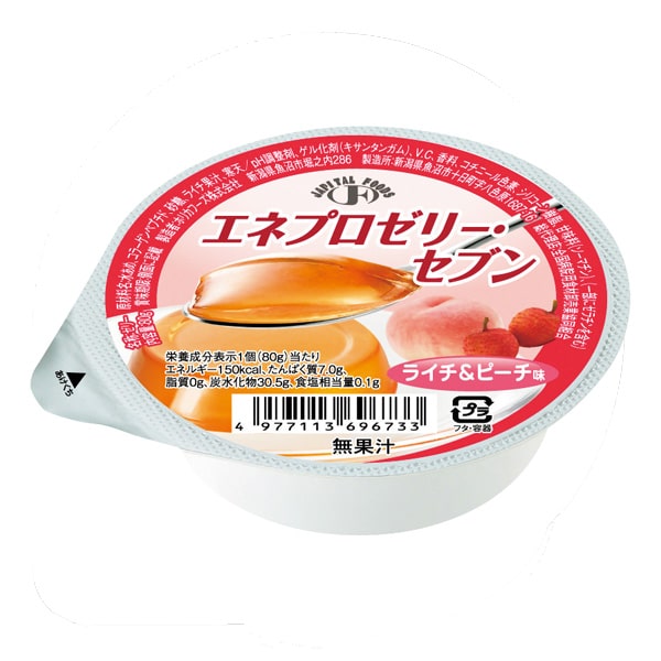 エネプロゼリー・セブン ライチ&ピーチ味 80g