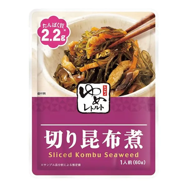 ゆめレトルト 切り昆布煮 60g