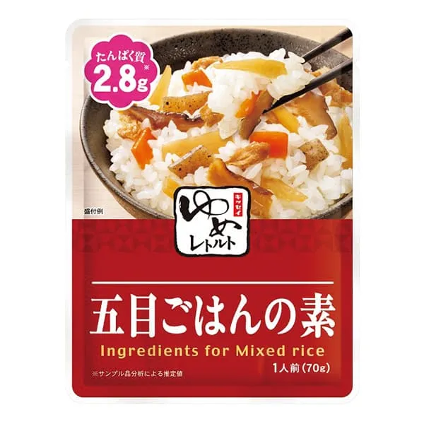 ゆめレトルト 五目ごはんの素 70g