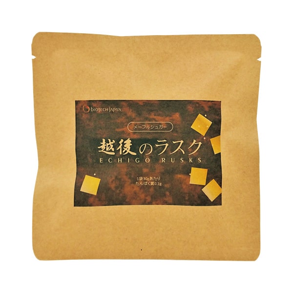 越後のラスク メープルシュガー 30g×10袋