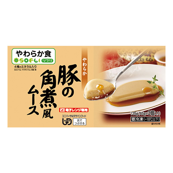 ソフリ 豚の角煮風ムース 45g×3